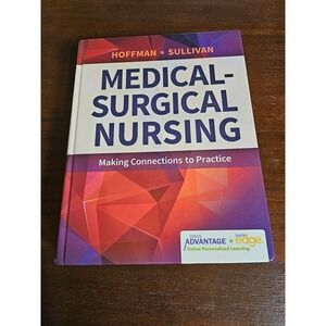 F.A. Davis Medical-Surgical Nursing Hoffman Sullivan Textbook Purple Excellent